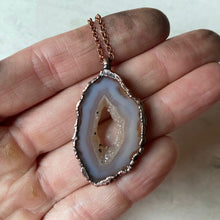 Load image into Gallery viewer, Geode Slice Portal Necklace #3
