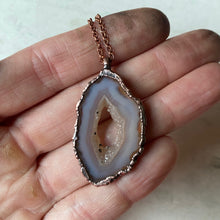 Load image into Gallery viewer, Geode Slice Portal Necklace #3