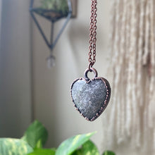 Load image into Gallery viewer, Black Sunstone Heart Necklace #1 - Ready to Ship
