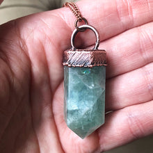 Load image into Gallery viewer, Fluorite Polished Point Necklace #3 - Ready to Ship
