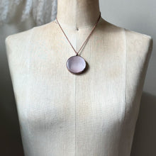 Load image into Gallery viewer, Selenite Pink Moon Necklace #2 - Ready to Ship