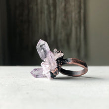 Load image into Gallery viewer, Vera Cruz Amethyst Cluster Ring #3 - Ready to Ship
