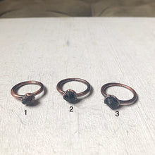 Load image into Gallery viewer, Small Raw Garnet Stacking Ring - (Super Blood Wolf Moon)