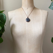 Load image into Gallery viewer, Black Sunstone Moon Necklace #1 - Ready to Ship