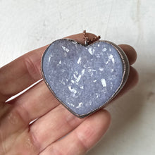 Load image into Gallery viewer, Druzy Heart “Shine On” Necklace #4 - Ready to Ship
