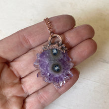 Load image into Gallery viewer, Amethyst Stalactite Slice Necklace #4 - Ready to Ship