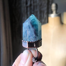 Load image into Gallery viewer, North Star Fluorite Point Necklace #2- Ready to Ship