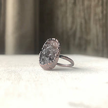 Load image into Gallery viewer, Druzy Portal of the Heart Ring #5 (Size 6.75) - Ready to Ship
