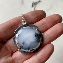 Load image into Gallery viewer, Dendritic Opal Necklace #1 - Sterling Silver