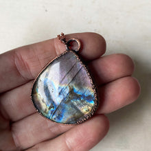 Load image into Gallery viewer, Purple Labradorite Necklace #3 - Ready to Ship