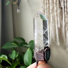 Load image into Gallery viewer, Clear Quartz Point & Raw Opal Necklace #6 - Ready to Ship