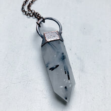 Load image into Gallery viewer, Tourmilinated Quartz Point Necklace #1