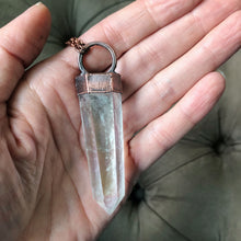 Load image into Gallery viewer, Angel Aura Quartz Polished Point Necklace #2 - Ready to Ship