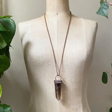 Load image into Gallery viewer, Large Polished Smoky Quartz Point Necklace #2 - Ready to Ship