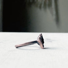 Load image into Gallery viewer, Black Tourmaline Stacking Ring #3 (Size 8.25)