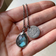 Load image into Gallery viewer, Live By the Moon Necklace with Labradorite (Small)- Ready to Ship