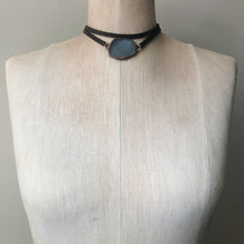 Load image into Gallery viewer, White Druzy Wrap Bracelet/Choker #2 - Ready to Ship