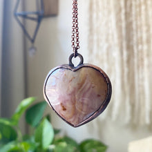 Load image into Gallery viewer, Polychrome Jasper Heart Necklace #2