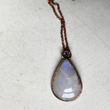 Load image into Gallery viewer, Rainbow Moonstone Teardrop Necklace #2 - Ready to Ship