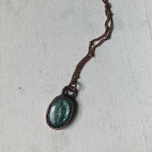 Load image into Gallery viewer, Polished Green Kyanite Necklace #1 - Ready to Ship
