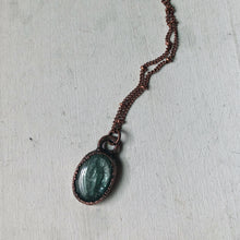 Load image into Gallery viewer, Polished Green Kyanite Necklace #1 - Ready to Ship