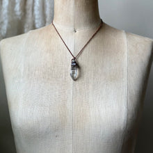 Load image into Gallery viewer, Clear Quartz Point & Raw Opal Necklace #5 - Ready to Ship