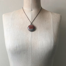 Load image into Gallery viewer, Polychrome Jasper Moon Necklace #15