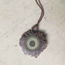 Load image into Gallery viewer, Amethyst Stalactite Slice Necklace #3 - Ready to Ship