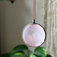 Load image into Gallery viewer, Selenite Pink Moon Necklace #1 - Ready to Ship