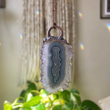 Load image into Gallery viewer, Amethyst Stalactite Slice Necklace #5 - Ready to Ship