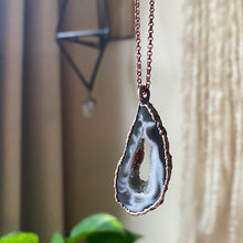 Load image into Gallery viewer, Geode Slice Portal Necklace #2