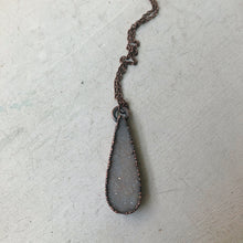 Load image into Gallery viewer, Druzy Necklace (Teardrop)- Ready to Ship