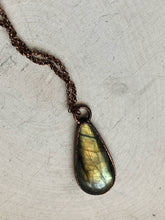 Load image into Gallery viewer, Labradorite Teardrop Necklace #1 - Ready to Ship (4/25 Update)