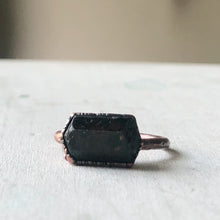 Load image into Gallery viewer, Dravite (Brown Tourmaline) Stacking Ring # 7 (Size 7.5)