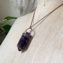 Load image into Gallery viewer, Fluorite Polished Point Necklace #4 - Ready to Ship
