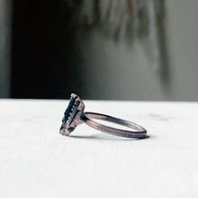 Load image into Gallery viewer, Black Tourmaline Stacking Ring #3 (Size 8.25)