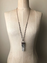 Load image into Gallery viewer, Tourmilinated Quartz Point Necklace #1 (Ready to Ship) - Darkness Calling Collection