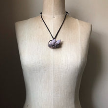 Load image into Gallery viewer, Amethyst Spirit Quartz Cluster Necklace - Ready to Ship