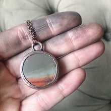 Load image into Gallery viewer, Polychrome Jasper Moon Necklace #13