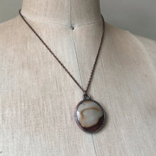 Load image into Gallery viewer, Polychrome Jasper Moon Necklace #2
