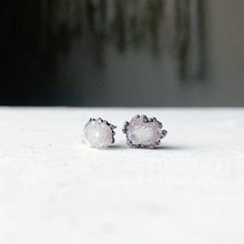 Load image into Gallery viewer, Clear Quartz Druzy Earrings #2 - Ready to Ship