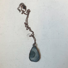 Load image into Gallery viewer, Chalcedony Teardrop Necklace #2 - Ready to Ship