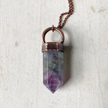 Load image into Gallery viewer, Fluorite Polished Point Necklace #3 - Ready to Ship