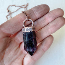 Load image into Gallery viewer, Fluorite Polished Point Necklace #7 - Ready to Ship
