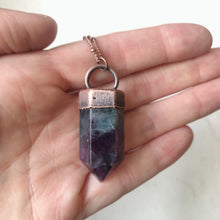 Load image into Gallery viewer, Fluorite Polished Point Necklace #3 - Ready to Ship