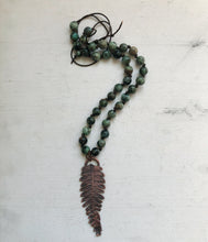 Load image into Gallery viewer, Electroformed Fern Necklace #1
