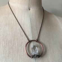Load image into Gallery viewer, Clear Quartz Point Lantern Necklace - Ready to Ship