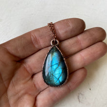 Load image into Gallery viewer, Labradorite Teardrop Necklace #1 - Ready to Ship