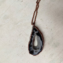 Load image into Gallery viewer, Geode Slice Portal Necklace #2