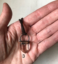 Load image into Gallery viewer, Polished Clear Quartz Point Necklace (Satya Collection)